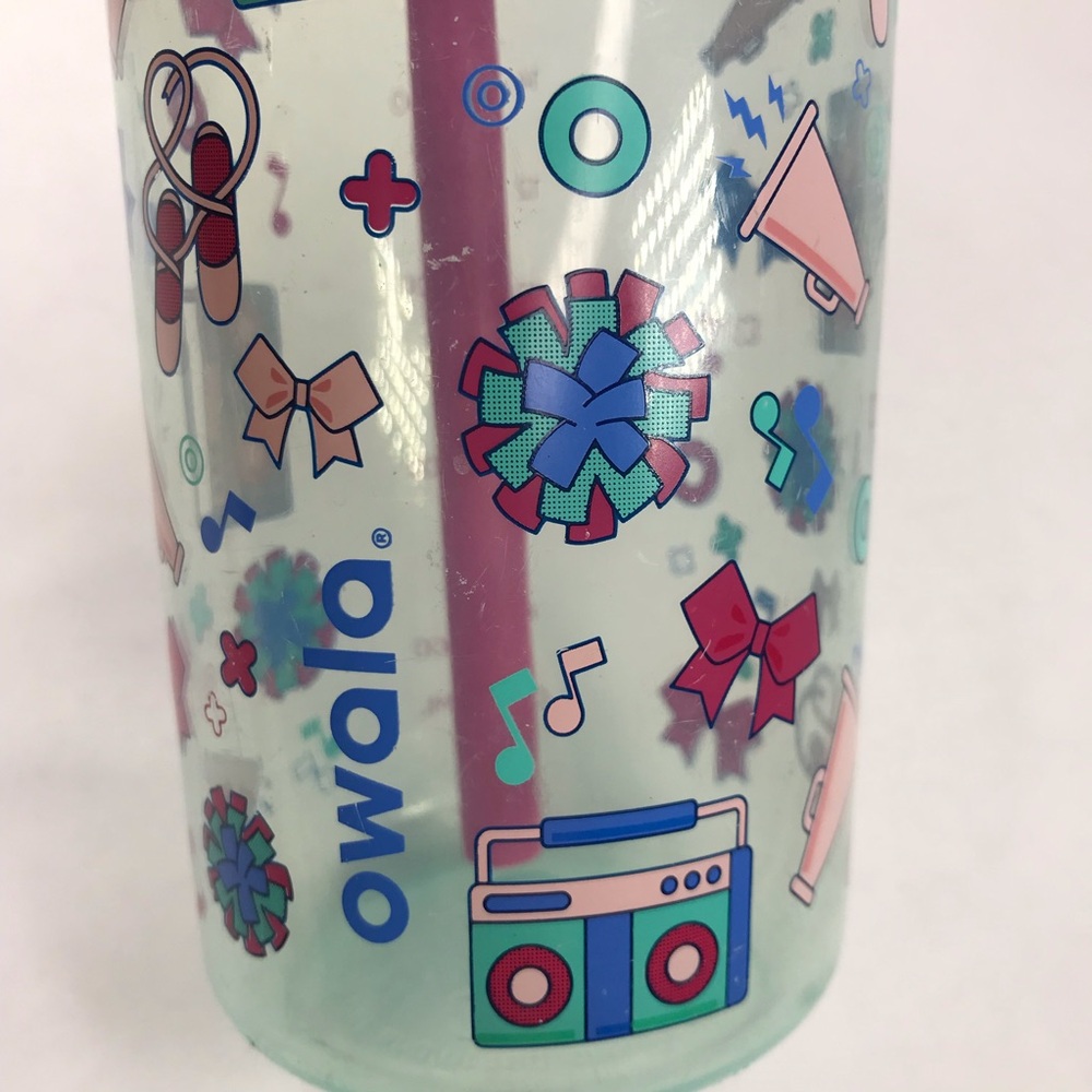 Owala 16 oz Kids FreeSip Water Bottle Pink Graphics - Picture 6 of 13
